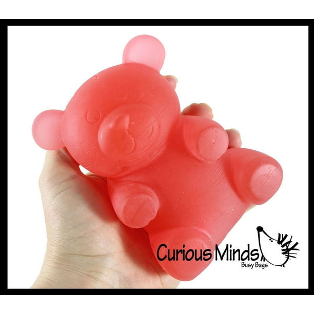 1 Gummy Bear Jumbo Mochi Squishy Animals - - Cute Individually Wrapped Toys - Sensory, Stress, Party Favor (Random Color) - Walmart.com
