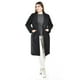 thumbnail image 4 of Abrigo largo con boton Roman Fashion /Tallas Extras, 3017 (Negro) negro 38, 4 of 6