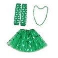 thumbnail image 3 of Conjunto de disfraz para el día de San Patricio, falda de tul para regalos, cosplay, juego de rol festivo, 3 of 8