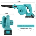 thumbnail image 4 of Abeden Cordless Leaf Blower,2-in-1 Electric Handheld Sweeper/Vacuum with 18V 2.0Ah Lithium Battery and Charger, 4 of 7