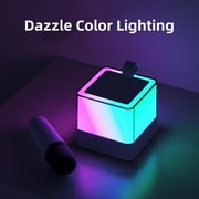 Mini Karaoke Machine for Kids Adults,Portable Bluetooth Karaoke Speaker with 1 Wireless Mics and LED Color Lights,Music Player Toys Gifts for Boys Girls Party Birthday