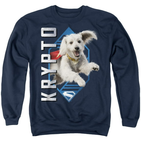 Superman 2025 Krypto Diamond Unisex Adult Crewneck Sweatshirt
