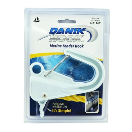 UPC: 0892771002174 | Danik Hook Adjustable Line Length Marine Fender Hook – 3/8″-5/8″ Blue