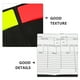 thumbnail image 4 of Juego de 4 tarjetas de árbitro con soporte y libro de puntuaciones para árbitros de fútbol Incluye lápiz con tarjetas de advertencia rojas y amarillas, ideal para partidos y entrenamientos de fútbol, 4 of 8