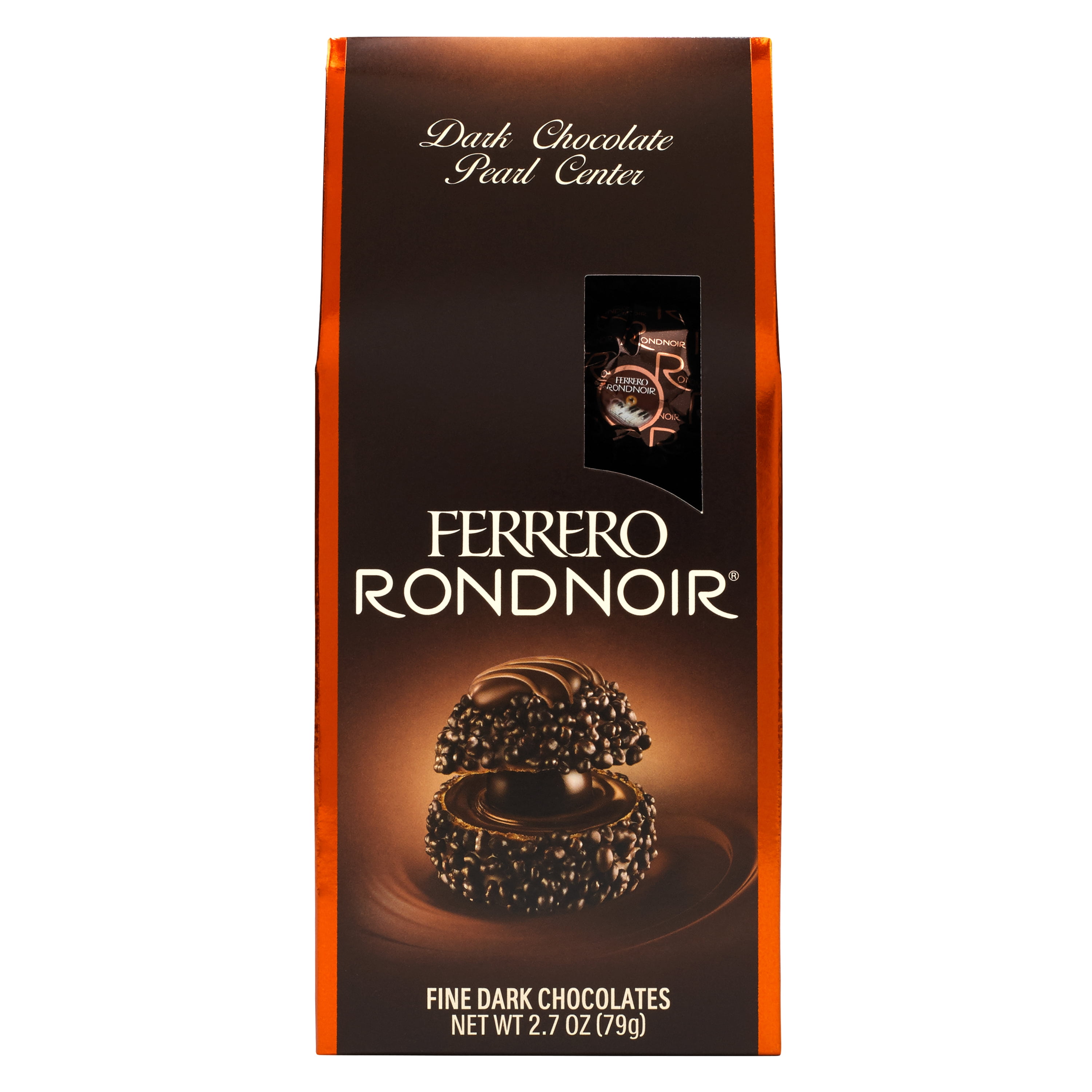 Ferrero Rondnoir Dark Chocolate Candy, Bundle 2-pack, 16 count