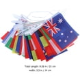 thumbnail image 2 of ColoMX 1 conjunto de países de la fiesta Bandera de fútbol Party Party Soccer Temed Party Banner Bandera de cuerda, 2 of 8
