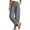 Gray, variant on Oksale Barrel Pants Women Petite Trendy Cuffed Hem Elastic Waisted Summer Pants Casual Loose Wide Leg Pants with Patch Pockets 2026 Brown S