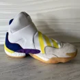 thumbnail image 4 of Ad-id-as Pharrell Crazy BYW HU Men's 11.5 Sneakers White Multi-Color EG9921, 4 of 6