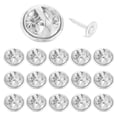 thumbnail image 2 of MOVTOTOP 30 Sets Metal Butterfly Clutch Pins for DIY Craft Silver Color Versatile Use Long-lasting Material, 2 of 8