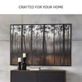 thumbnail image 7 of Ashley Philyra Wrapped Canvas Wall Painting in Black and Orange, 7 of 7