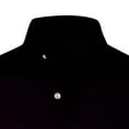 thumbnail image 6 of Men's Fashionable Personality Dancing Party Vintage Solid Color Casual Long Sleeve Turndown Collar Blouse Shirt, 6 of 7