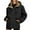 Black, variant on Women's Rain Jacket Zipper Packable Lightweight Windbreaker Water_Resistant Pullover Jackets with Hood Hiking Travel Cargo Jackets (Black,3XL)