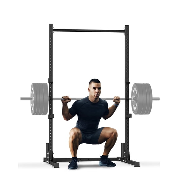 HANDBODE Adjustable Home Gym Squat Rack, Pull-Up Bar, 6/7FT
