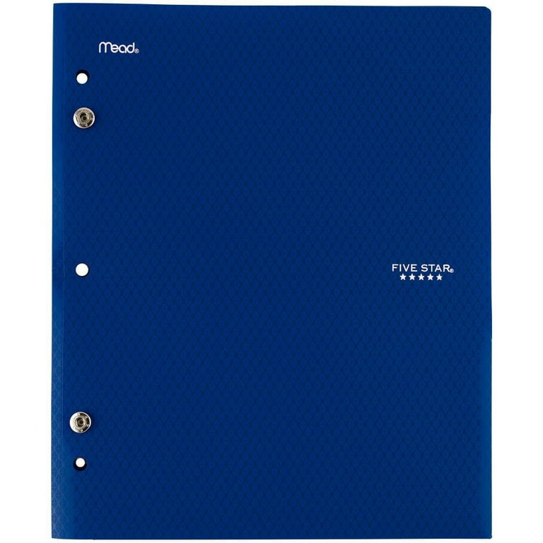 Five Star Attach-A-Folder, 2-Pocket Folders, Plastic Colored
