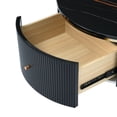 thumbnail image 6 of Holaki Modern Round Coffee Table with 2 large Drawers Storage Accent Table(31.5''), 6 of 10