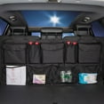 thumbnail image 3 of Car Backseat Trunk Organizer Waterproof And Save Storage Space For Car Hanging Bag  Black upgraded, 3 of 7