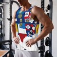 thumbnail image 5 of Pofeuu The Map Of United States Print Men's Workout Tank Tops Sleeveless Muscle Gym Shirt Quick Dry-4X-Large, 5 of 7