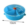 thumbnail image 2 of SPRING PARK Pet Bird Parrot Feeder Toy 5-Grid Hanging Bowl Foraging Rotating Food Cage, 2 of 5