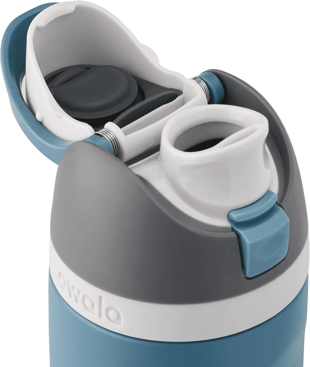 Owala FreeSip Stainless Steel Water Bottle, 24oz,Blue Oasis