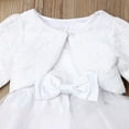 thumbnail image 5 of 3pcs Baby Girls Princess Dress Lace Christening Wedding Party Dresses Clothes, 5 of 6