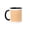 Black/White, variant on 3drose, Lite Peach, 15oz Mug