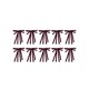 thumbnail image 1 of Velvet Bows For Christmas Tree Decorations Wreath Garland Velvet Bows With Twists Ties, 1 of 1