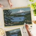 thumbnail image 5 of Lantern Press 1000 Piece Jigsaw Puzzle, San Juan Islands, Washington, View of Islands and Mt. Baker, 5 of 5