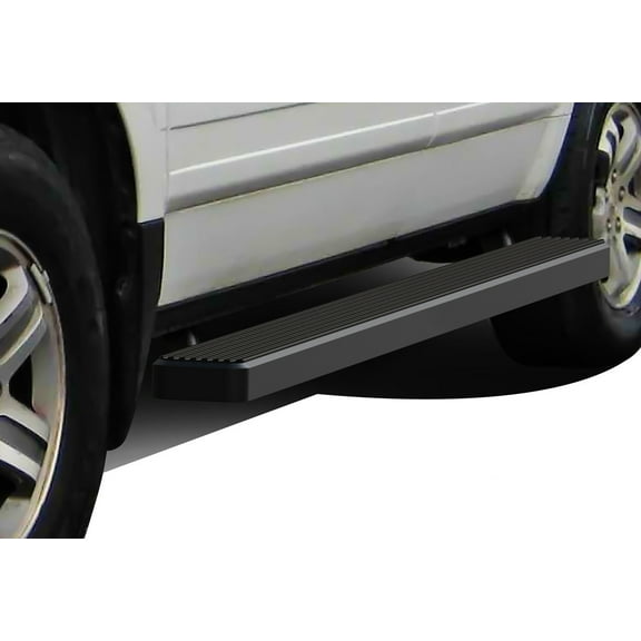 APS Running Boards 5 inches Matte Black Compatible with Honda Pilot 2003-2008 & Acura MDX 02-06 Stainless Steel (Side Steps Side Bars)