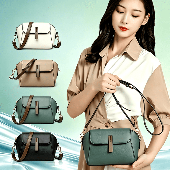 Fzsteel Clearance Fashionable Versatile Crossbody Bag 1 Pcs Women's Shell Shoulder Bag with Adjustable Strap for Daily Commute Shopping Travel Casual Outdoor Use Lightweight Small Purse