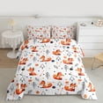 thumbnail image 2 of Castle Fairy Boys Girls Kawaii Fox Twin Comforter Sets,Chic Floral Flowers Bedding Set, 2 of 8