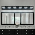 thumbnail image 4 of Miniyam LED Bathroom Vanity Light, 6-Light Modern Wall Lighting Fixtures over Mirror (Cool White), 4 of 8