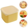 Meijiashe Cream Cheese Storage Containers with Lids for Fridge 2pcs