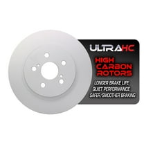 UltraHC Coated High Carbon Brake Rotor, Rear UR004546, Lexus CT200h 2017-2011