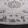 thumbnail image 3 of SAFAVIEH Bel Air Milford Abstract Polyester Area Rug, Beige/Gray, 6'7" x 6'7" Round, 3 of 11