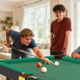 thumbnail image 2 of Soozier 55" Folding Pool Table Set with Adjustable Height, Green, 2 of 10