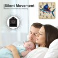 thumbnail image 5 of Colorful Sailfish Art Print Wall Clock Silent Non-Ticking For Home Office Decor, Decorative Clock Art, 5 of 7