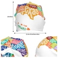 thumbnail image 2 of Gaeub USA MAP Knit Cuffed Beanie Top Level Beanie Men Women Winter Knit Caps Soft Ski Hat, 2 of 7