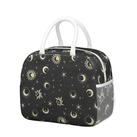 Lunch Bag Lunch Box for Women Reusable Insulated Lunch Bags,Water-Resistant Gothic Cooler Lunch Tote Bag, Large Capacity for Work Travel Picnic