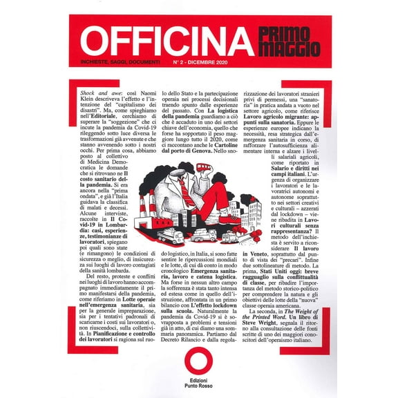 AA.VV. Officina Primo Maggio. Inchieste, saggi, documenti (2020) (Vol. 2) (Paperback)