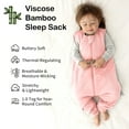 thumbnail image 4 of Easyfi Toddle Sleep Sack with Legs 24-36M (2T-3T) Ultra Soft Bamboo Wearable Blanket with Feets, 2-Way Zipper, 4 of 5