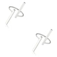 thumbnail image 1 of Jumpingount Pareja anillos boda anillo de abertura del puño Punk dedo bucle círculo mujer hombre chicas dama joyería Anti-alergias accesorios de Plata 2piezas, 1 of 6
