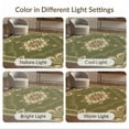 thumbnail image 7 of ODIKA 4'x6' Washable Area Rug Mid Contemporary Century Decorative Motif Printed Vintage Tone for Home Office, Under Desk, Non-Slip Chair-Friendly, Flatwoven, 7 of 7