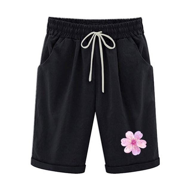 Birdeem Ensemble Haut et Short pour Femmes Shorts à Taille Élastique avec Cordon de Serrage