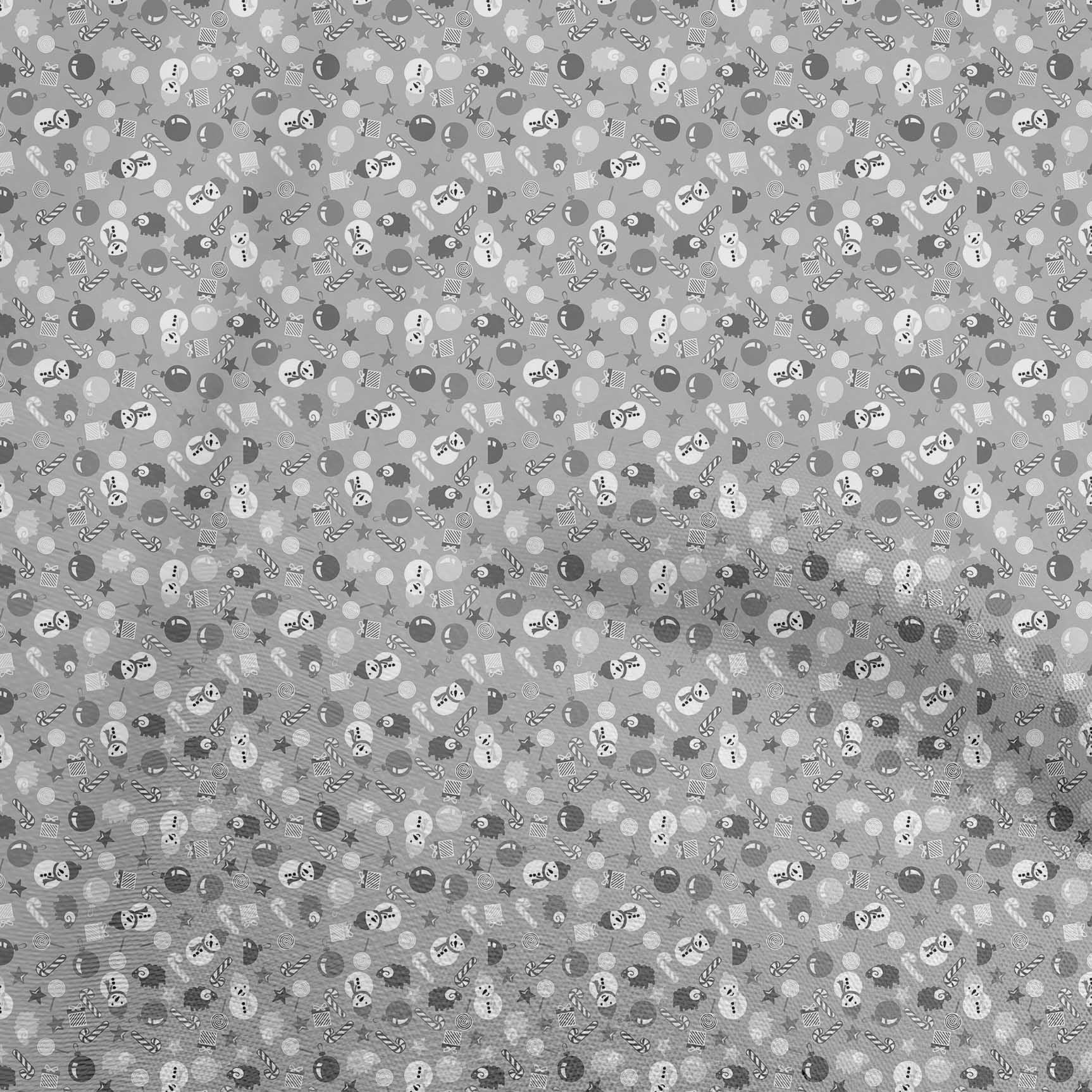 oneOone Silk Tabby Gray Fabric Christmas Quilting Supplies Print Sewing Fabric By The Yard 42 Inch Wide
