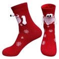 thumbnail image 3 of Calcetines Navideños Magnéticos Con Las Manos  Divertidos Y Bonitos (Navidad) Color Rojo, 3 of 4