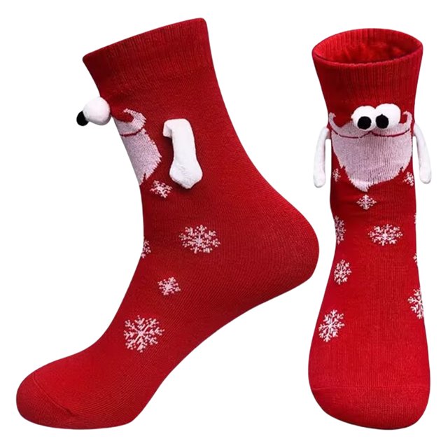 Calcetines Lindos Y Divertidos Novedosos Tripulación Navideños para Mujeres Hombres