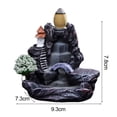 thumbnail image 6 of OIUR Backflow Incense Burner Waterfall Effect Zen Incense Holder Rockery Waterfall Incense Cone Burner for Home Office Meditation, 6 of 7
