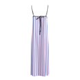 thumbnail image 3 of WILLBEST Robes du Dimanche pour Femmes Robe Maxi Contrastée Bretelles Spaghetti Tenues d'Été Voyage Sans Manches Longues Robes, 3 of 5