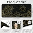 thumbnail image 2 of Felt Desk Mat, XXL Large Mouse Pad Desk Pad, Gaming Mousepad, Non-Slip Base, No Any Smell Desk Protector Cover Mat for Computer Keyboard Work Game Office Home-Gold Chip, 2 of 6