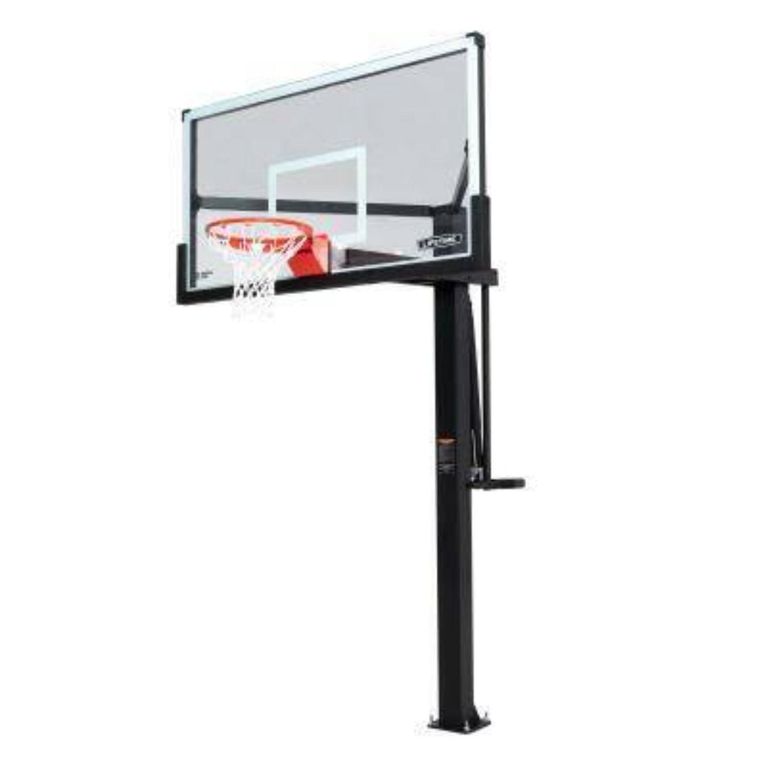 LIFETIME Mammoth Bolt Down Basketball Hoop with 72" Tempered Glass Backboard
